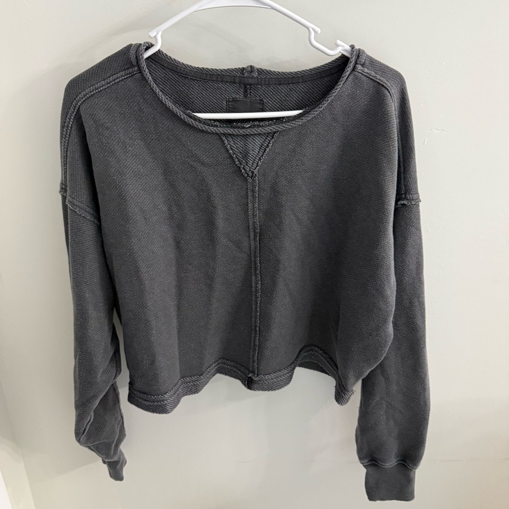 Women’s Aerie cropped shirt